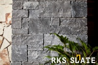 Облицовочный камень RKS SLATE Midnight Black Castle