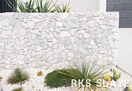 Облицовочный камень RKS SLATE White Quartz Loose