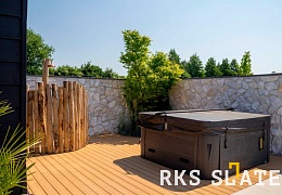 Облицовочный камень RKS SLATE White Quartz Loose