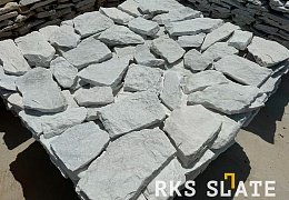 Облицовочный камень RKS SLATE White Quartz Loose