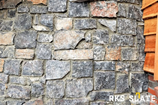 Облицовочный камень RKS SLATE Black Marble Castle