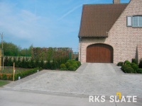 RKS Slate Sandstone Belgian Grey 200х100 мм. Прочная тротуарная плитка и плитка для пола из натурального песчаника. Лучшая цена на плитку из камня песчаник