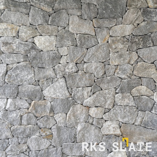 Облицовочный камень RKS SLATE Grey Quartz Loose