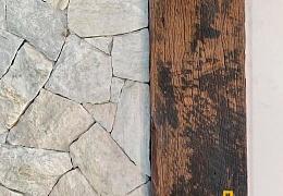 Облицовочный камень RKS SLATE White Quartz Loose